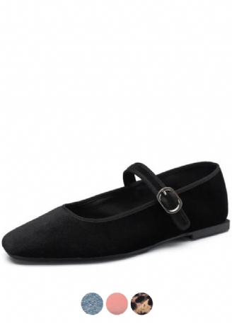 Naisten Pilar Velvet Ballet Flats