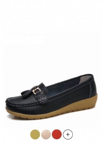 Naisten Pola Loafer-slip On Mustat Kengät