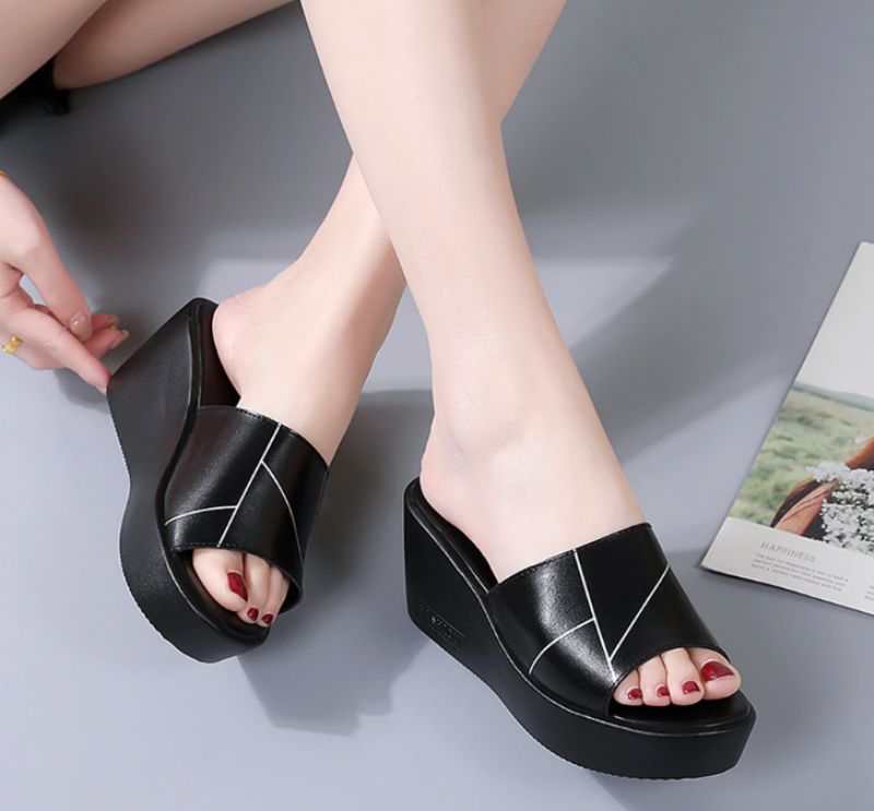 Naisten Rayuela Wedges Platform Sandaalit - Valkoinen