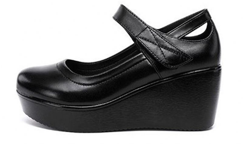 Naisten Scarlett Platform Wedges -kengät - Musta