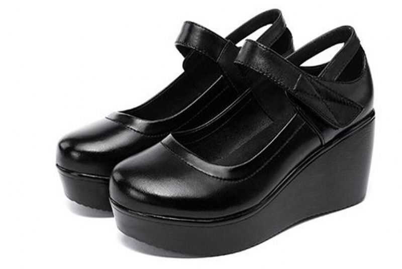 Naisten Scarlett Platform Wedges -kengät - Musta