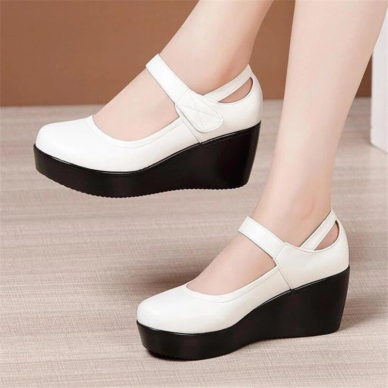Naisten Scarlett Platform Wedges -kengät - Musta