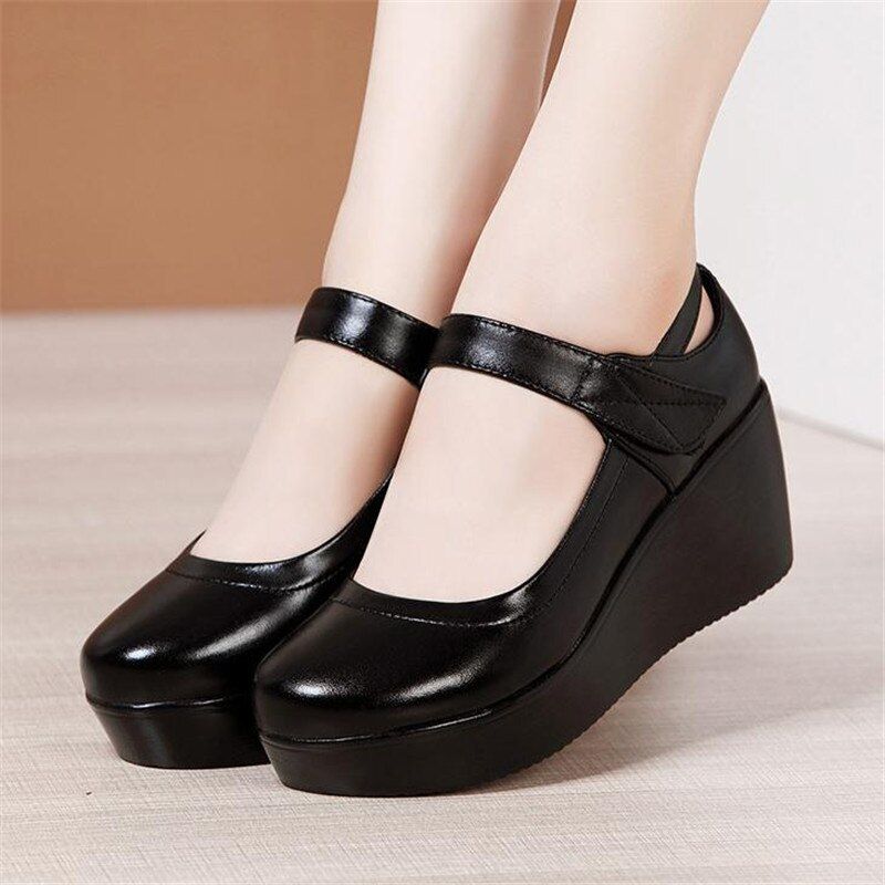 Naisten Scarlett Platform Wedges -kengät - Musta
