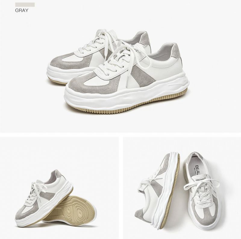 Naisten Shaina Platform Tennarit - Beige