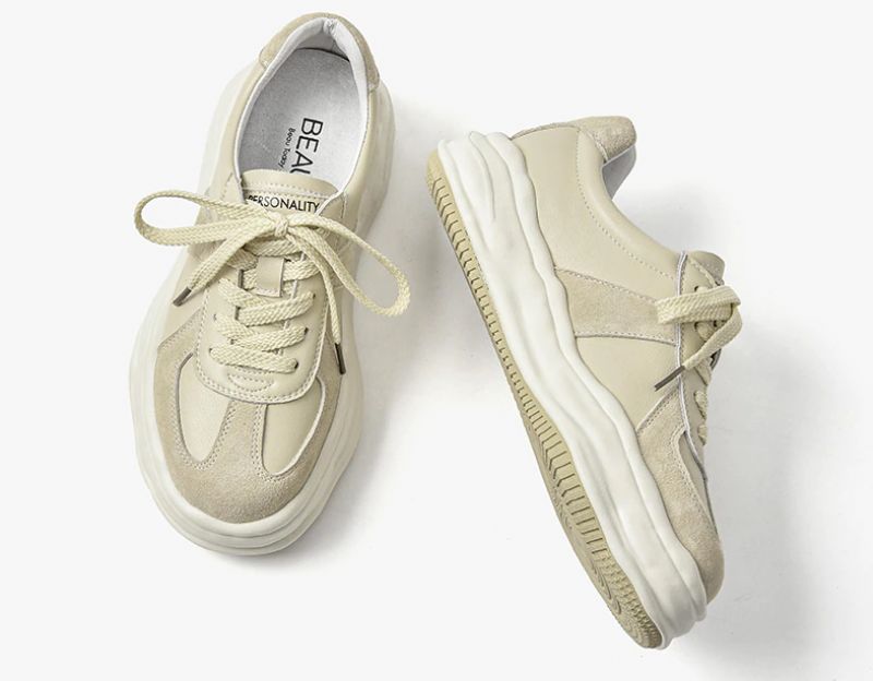 Naisten Shaina Platform Tennarit - Beige