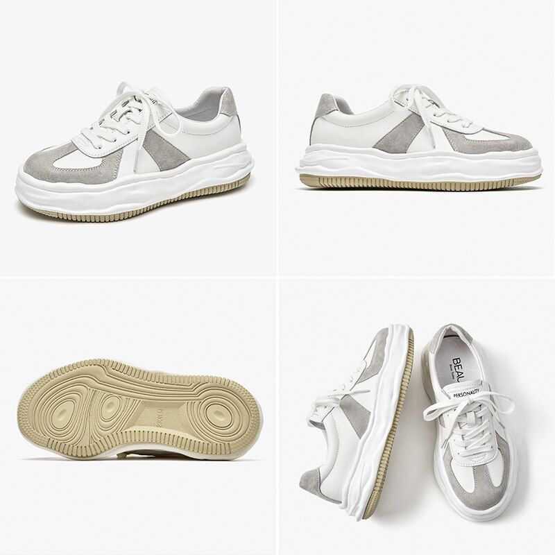 Naisten Shaina Platform Tennarit - Beige
