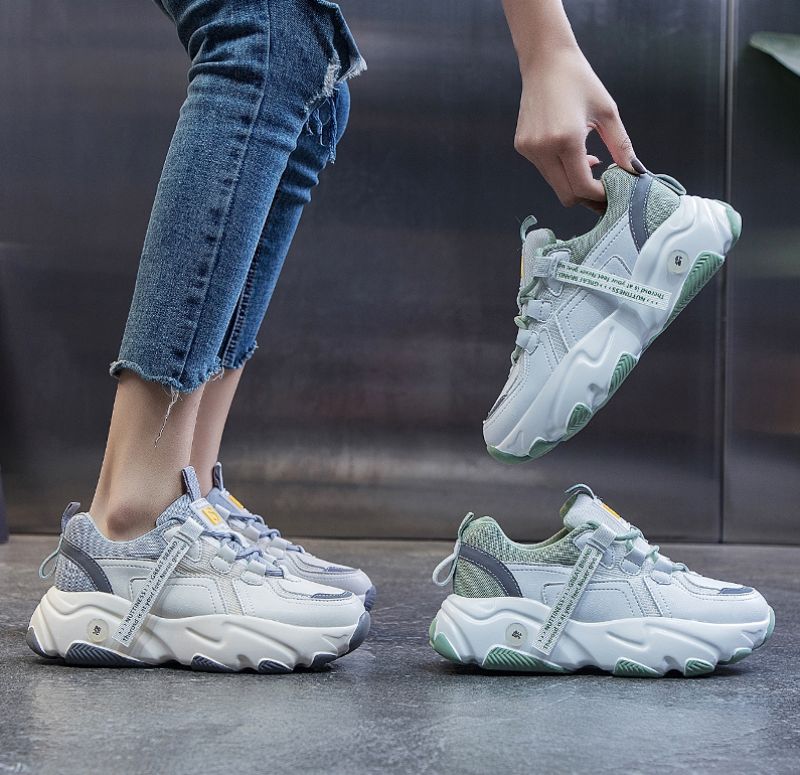 Naisten Sneaker-lenkkarit - Harmaa