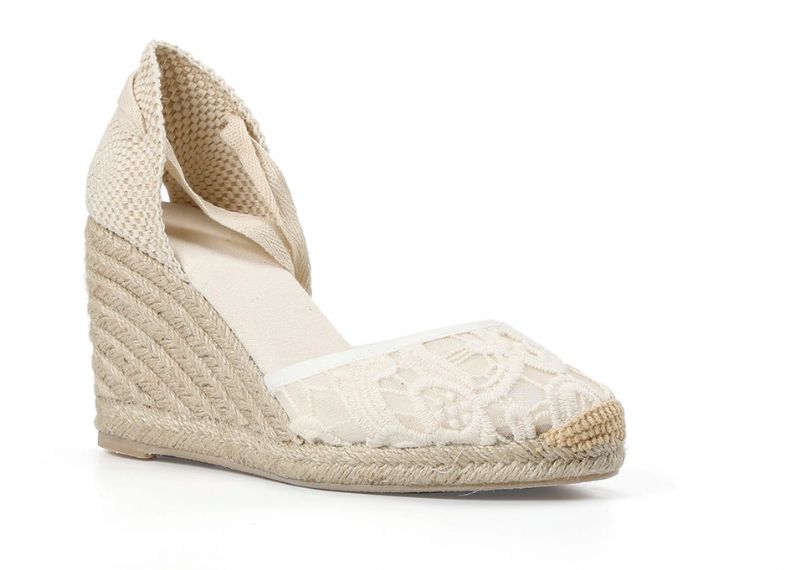 Nanda Wedges - Valkoinen Pitsi