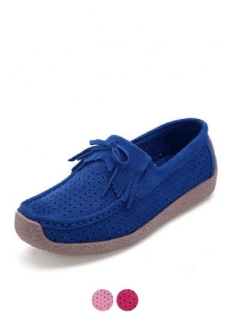 Naomi Naisten Litteät Nahkaiset Loafer-kengät