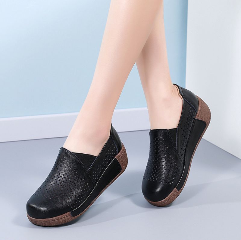 Narda Naisten Platform Wedges -kengät - Musta