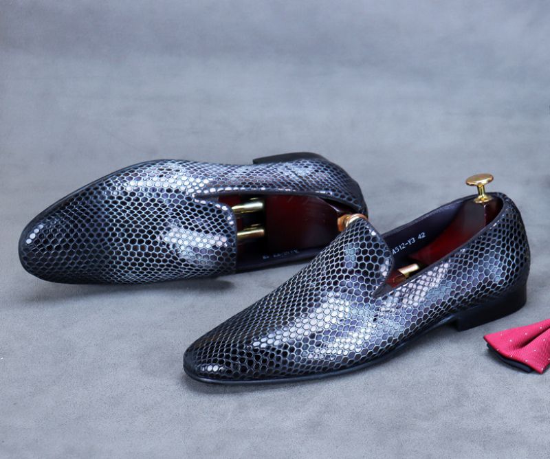 Nathanin Miesten Loafer-mekkokengät - Harmaa