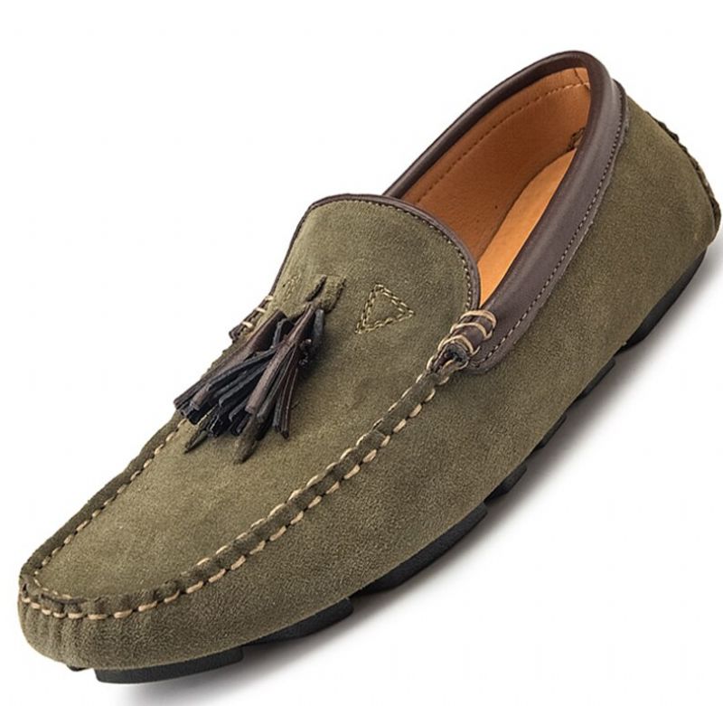 Ned Miesten Loafers Vapaa-ajan Kengät - Oliivi