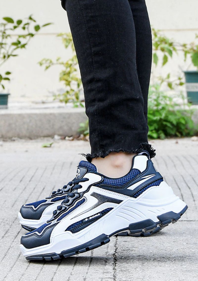 Neil Naisten Sneaker Urheilukävelykengät - Musta