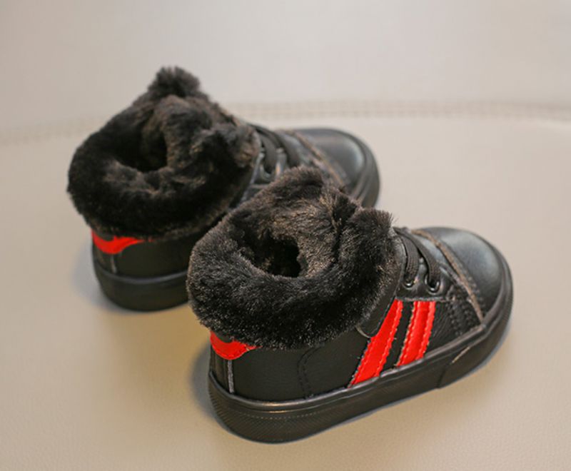 Nein Baby Boysin Lämpimät Tennarit - Punainen
