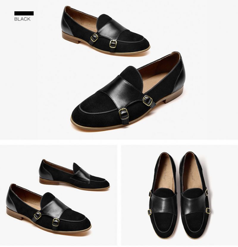 Neva Naisten Nahkaiset Loafer-kengät - Kahvi