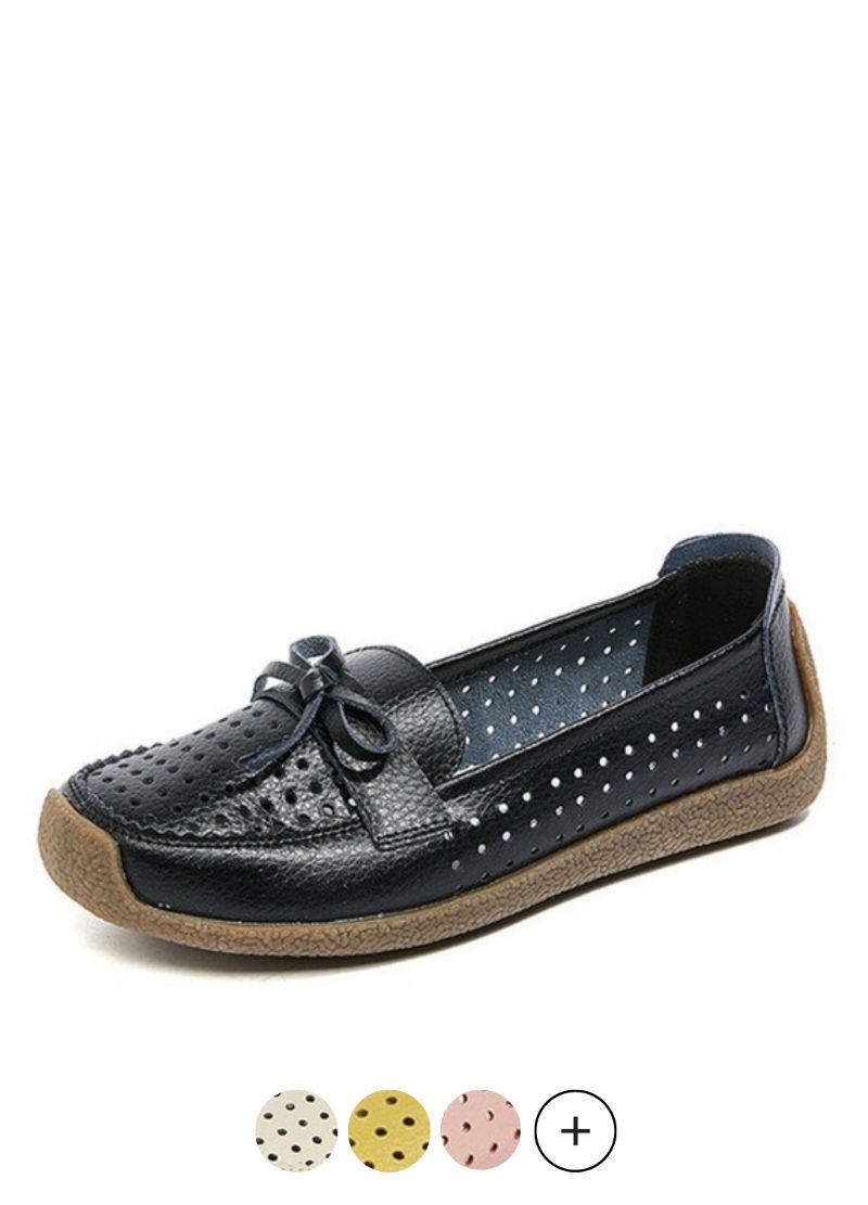 Nicole Naisten Kesäiset Slip-on Loafer Mustat Kengät