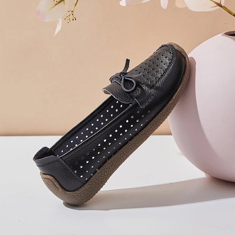 Nicole Naisten Kesäiset Slip-on Loafer Mustat Kengät - Musta