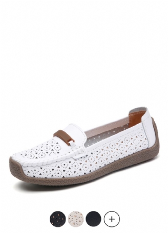 Nicolina Naisten Hengittävät Nahkaiset Loafer-kengät