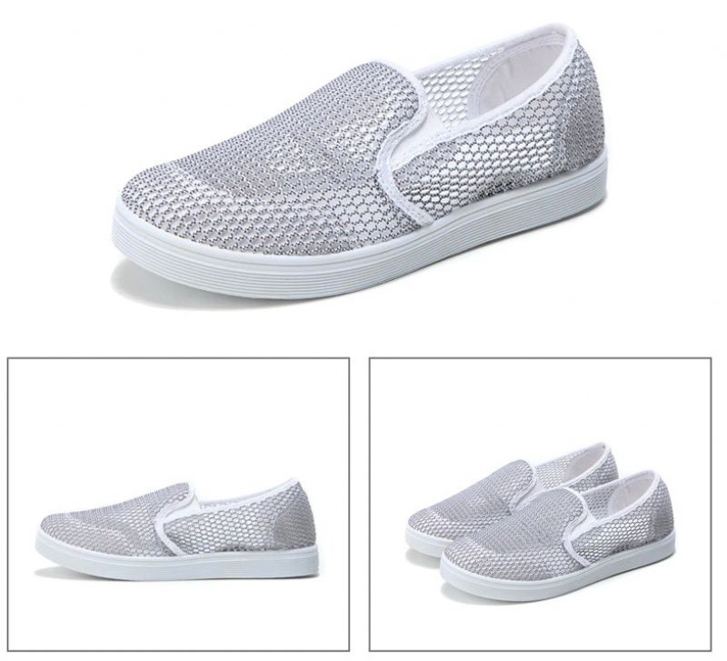 Ninel Naisten Muoti Litteät Hengittävät Loafers-kengät - Pinkki