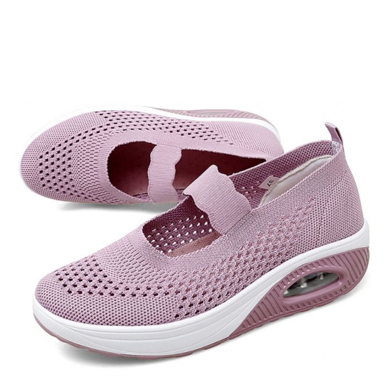 Ninoska Naisten Platform Slip-on Mustat Kengät - Musta
