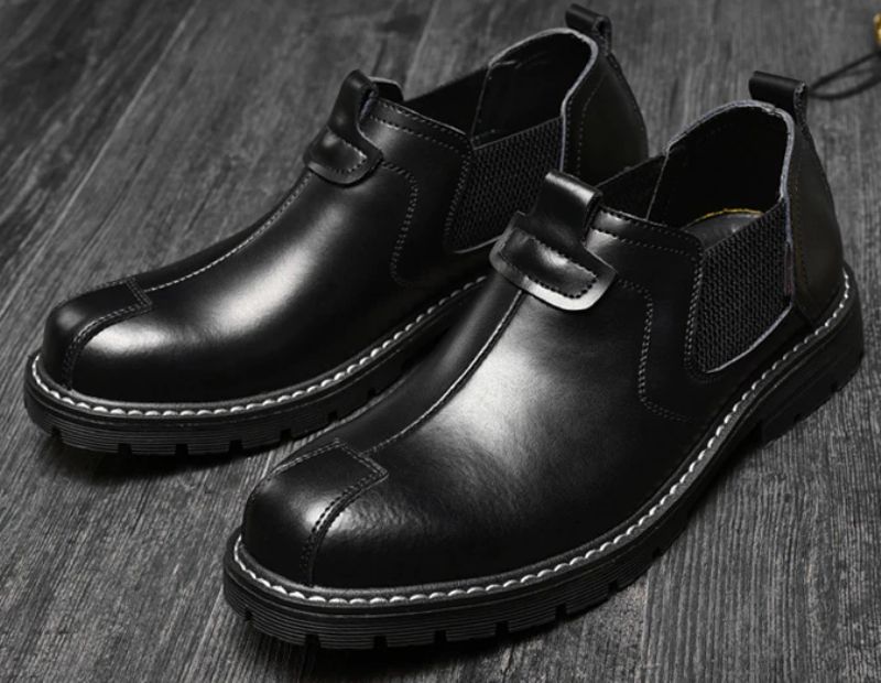 Noe Miesten Slip-on Oxford - Musta