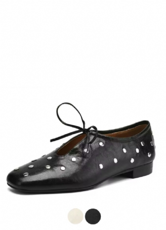 Olga Naisten Casual Rivets Heels Flats