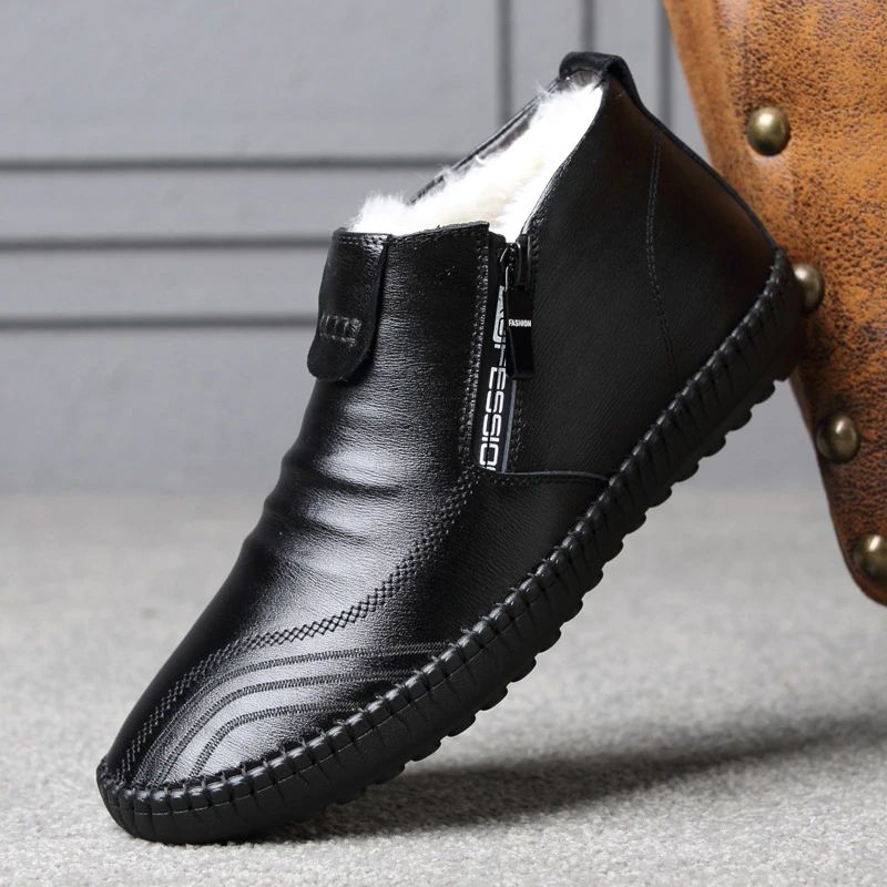 Olimar Miesten Loafers Lumikengät - Ruskea