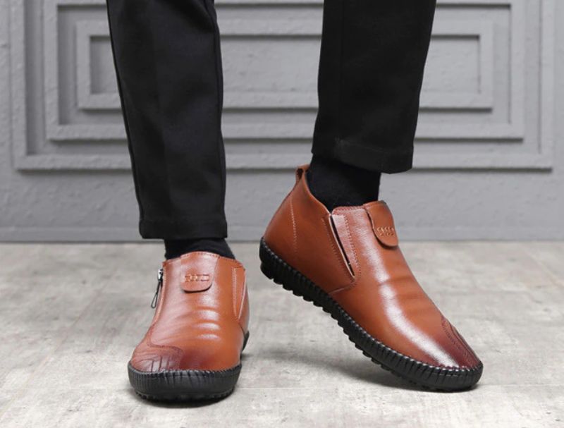 Olimar Miesten Loafers Lumikengät - Ruskea