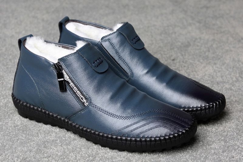 Olimar Miesten Loafers Lumikengät - Ruskea