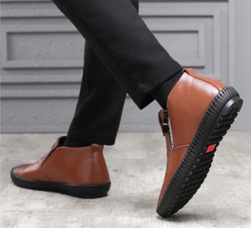 Olimar Miesten Loafers Lumikengät - Ruskea