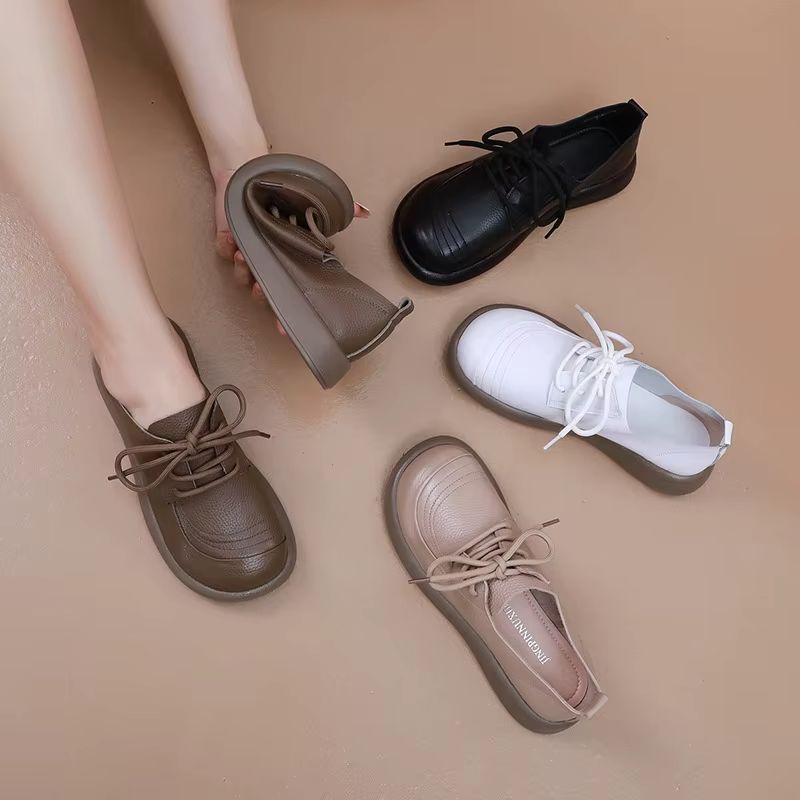 Olivia Naisten Litteät Loaferit - Aprikoosi