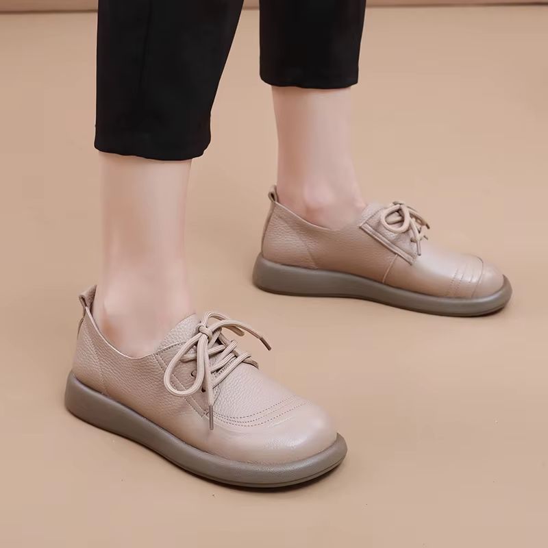 Olivia Naisten Litteät Loaferit - Aprikoosi