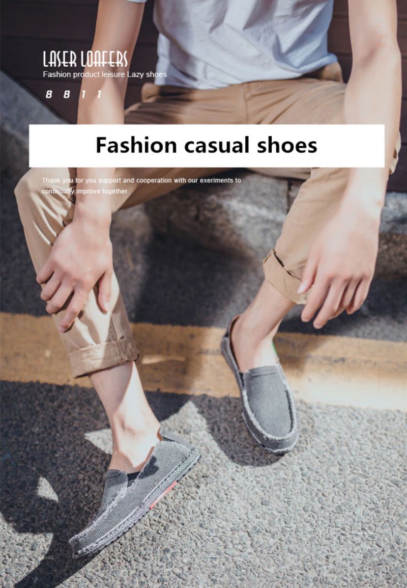 Onana Miesten Loafers -kesäkengät - Harmaa