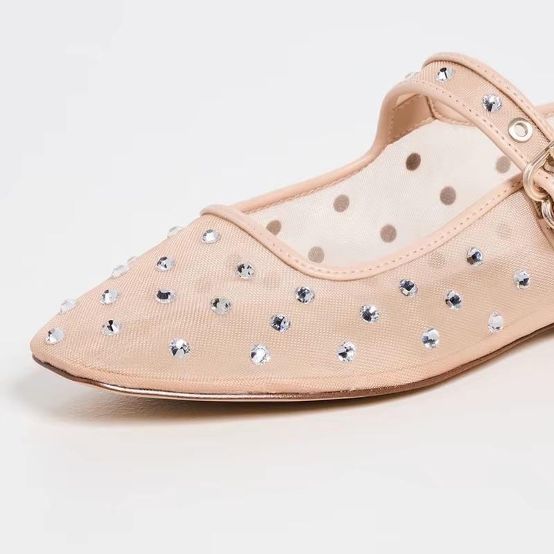 Oralia Naisten Tekojalokivibalettiasunnot - Beige