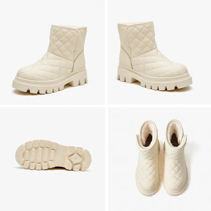 Oriana Naisten Lumisaappaat - Beige