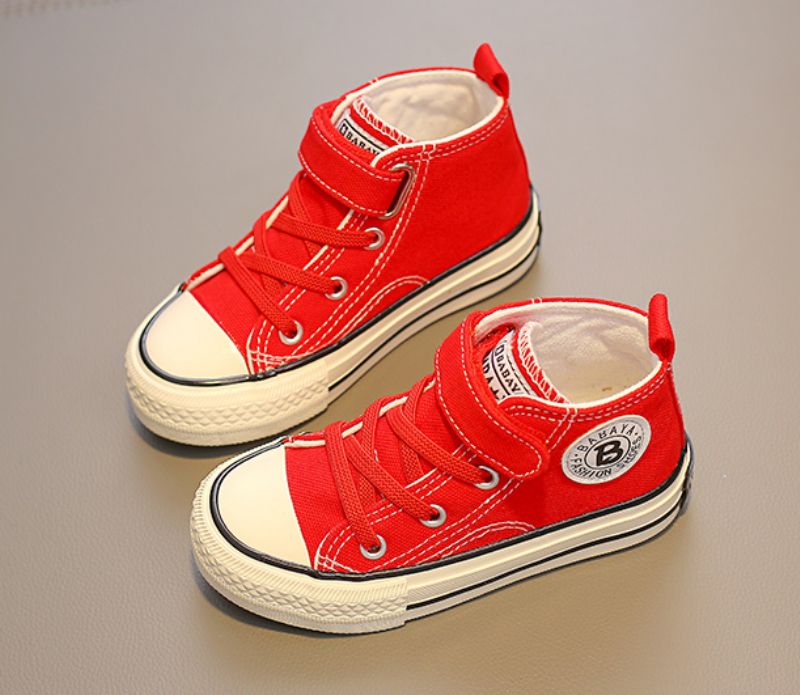 Orju Unisex Lasten High Top Tennarit - Punainen