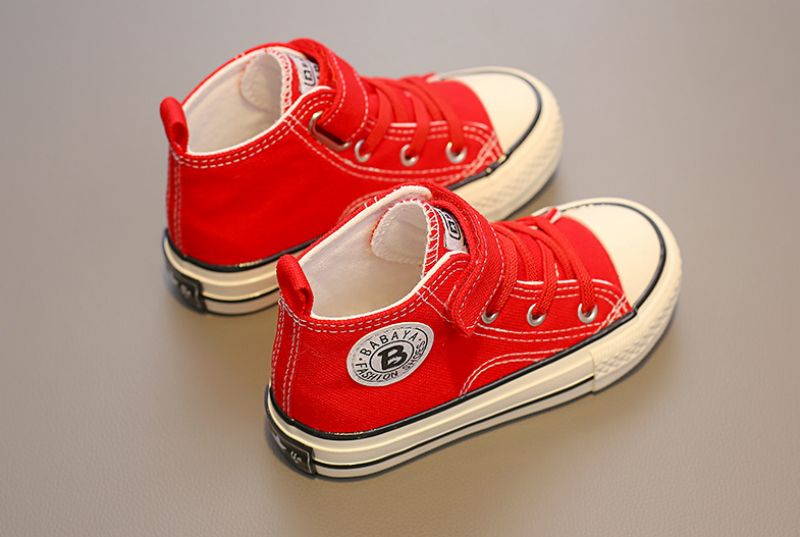 Orju Unisex Lasten High Top Tennarit - Punainen