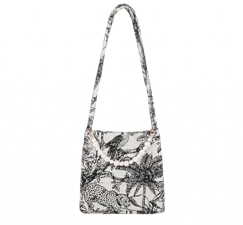 Orla Naisten Kankainen Crossbody Käsilaukku - Musta