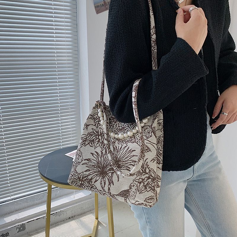 Orla Naisten Kankainen Crossbody Käsilaukku - Musta
