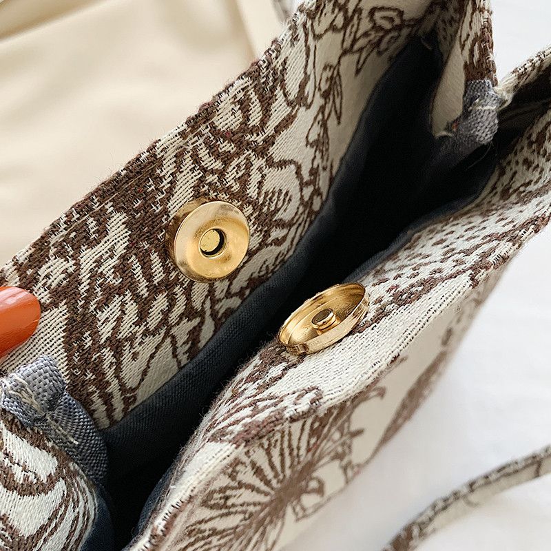 Orla Naisten Kankainen Crossbody Käsilaukku - Musta
