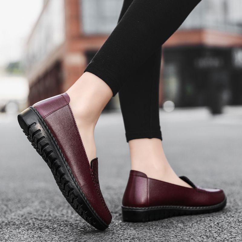 Ornelia Naisten Slip-on Loafer-kengät - Punainen