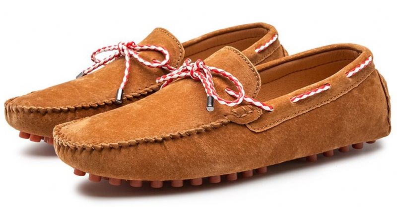 Oswaldo Miesten Mokkanahkainen Loafer - Khaki 1