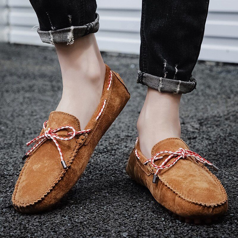 Oswaldo Miesten Mokkanahkainen Loafer - Khaki 1