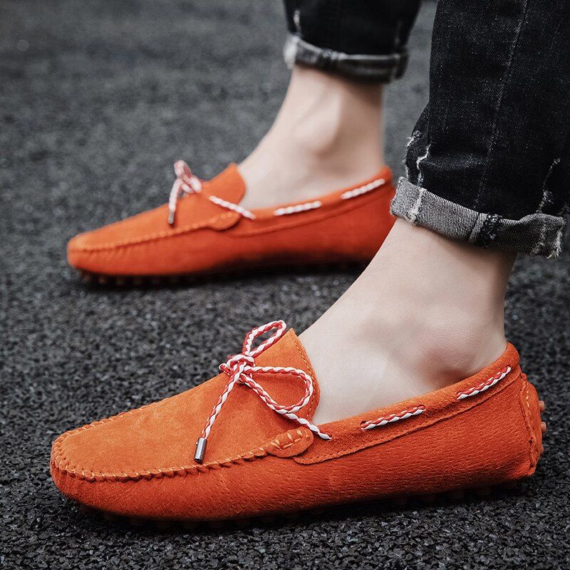 Oswaldo Miesten Mokkanahkainen Loafer - Khaki 1