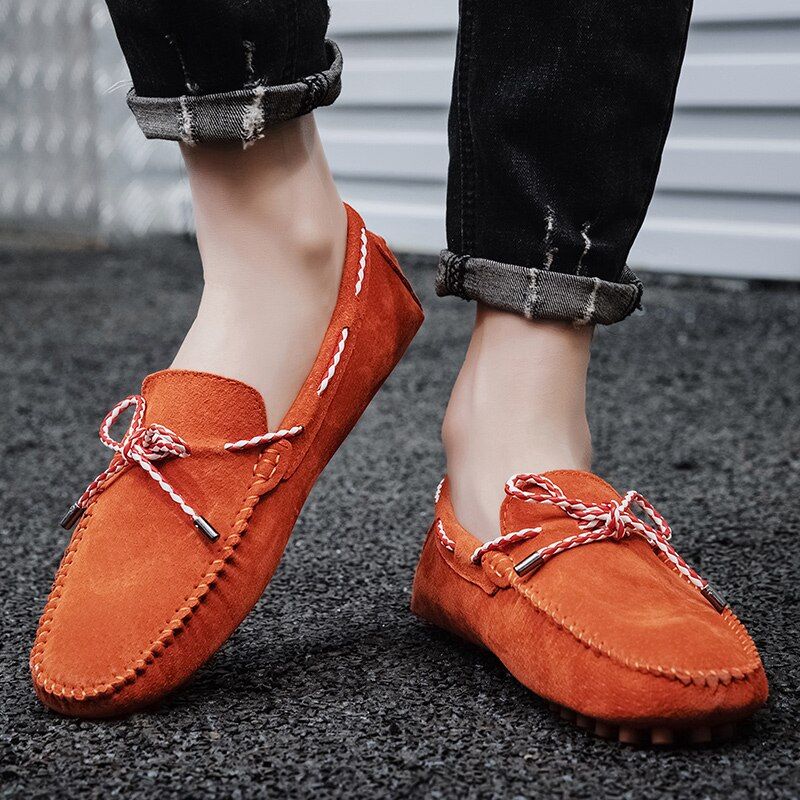 Oswaldo Miesten Mokkanahkainen Loafer - Khaki 1