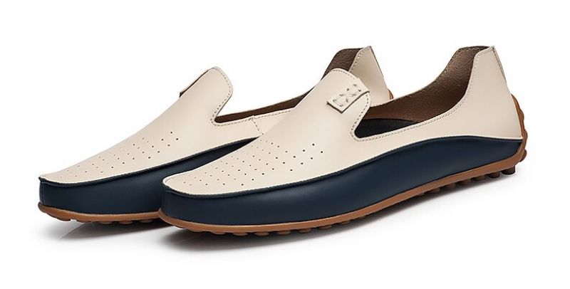 Otamendi Miesten Loafers Vapaa-ajan Kengät - Valkoinen