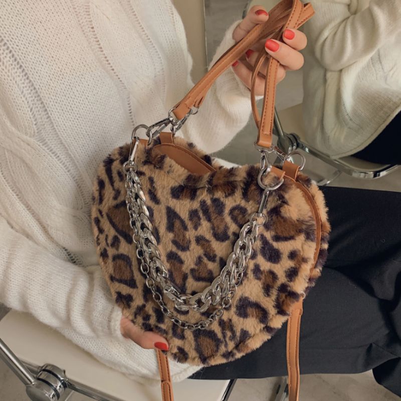 Paily Naisten Keinonahkainen Crossbody Käsilaukku - Ruskea