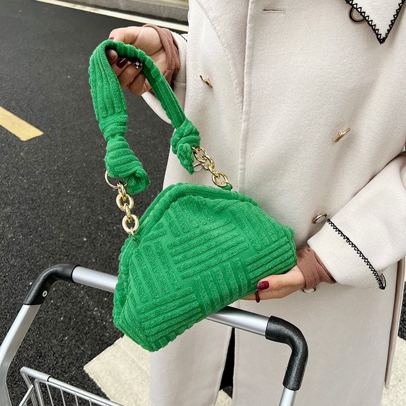 Palma Naisten Ylellinen Crossbody Käsilaukku - Vihreä
