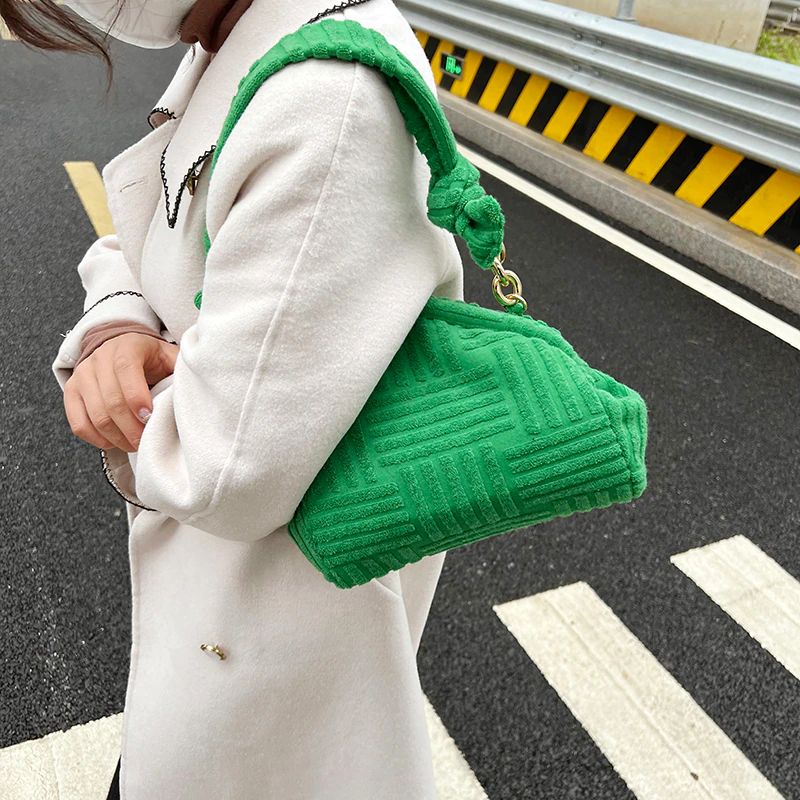 Palma Naisten Ylellinen Crossbody Käsilaukku - Vihreä