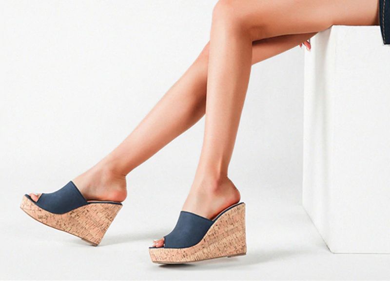 Palmira Wedges - Musta